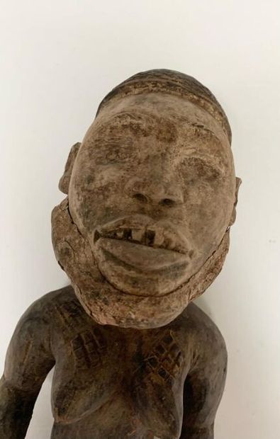 null ZAIRE / CONGO - République Démocratique du Congo (de type)
" Maternité " - Sculpture...