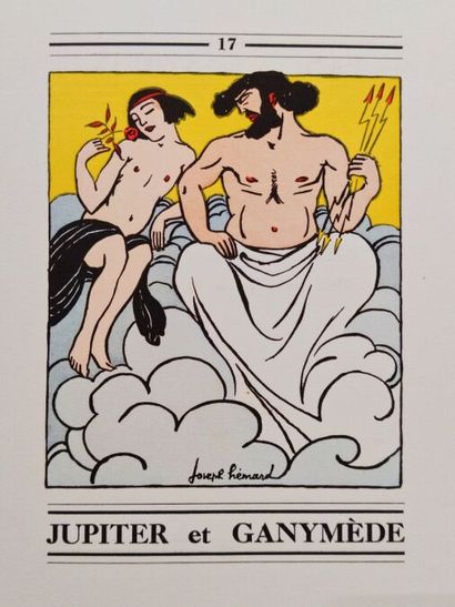 null [EROTISME] 
HEMARD (Joseph). " Galerie des belles amours ". Illustration en...