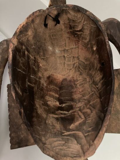 null SENOUFO - MALI (de type)
Masque en bois patiné avec traces de kaolin à coiffure...