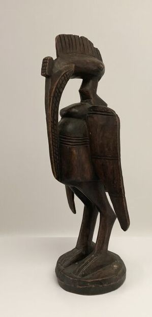 null SENOUFO - MALI (de type)
Calao en bois patiné, légère fente au socle, pièce...