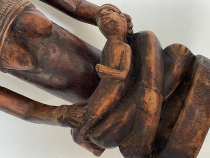 null ZAIRE / CONGO 
République Démocratique du Congo (de type)
" Maternité " 
Sculpture...