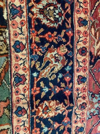null TEBRIZ RUG (cotton warp and weft, wool pile)
Northwestern Iran, circa 1900
195...