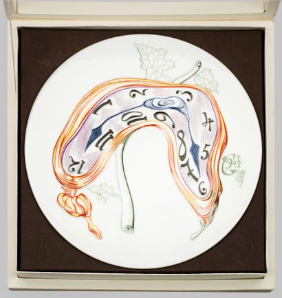  Assiette annuelle Rosenthal pour 1976 de Salvador Dalí de l'édition 