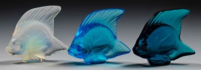  Trois poissons Lalique 