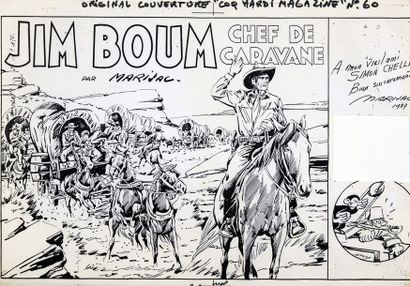 MARIJAC (Jacques Dumas, dit. 1908-1994) JIM BANG. HEAD OF THE CARAVAN.
Cover illustration...