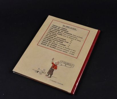HERGÉ TINTIN 08-The mysterious star. EO Casterman A20 Edition, with authorization...