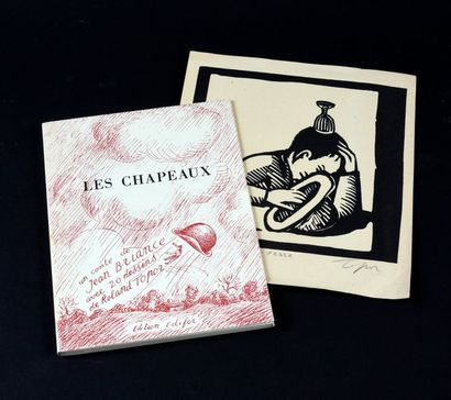 TOPOR Les Chapeaux-1981.
Editions Edifor 1981. 44 pages-15x20 cm.
Superbe couverture...