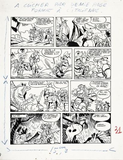 UDERZO, ALBERT (1927) Belloy-The man who was afraid of his shadow
Ink from China...