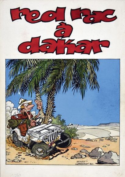 Warnant, Luc (1956) Red rac à Dakar.
Encre de Chine et encres de couleurs pour cette...
