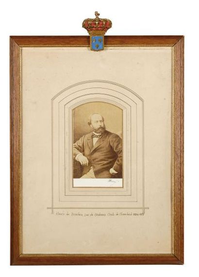 null Henri V, comte de Chambord (1820-1883). Portrait photographique le représentant...