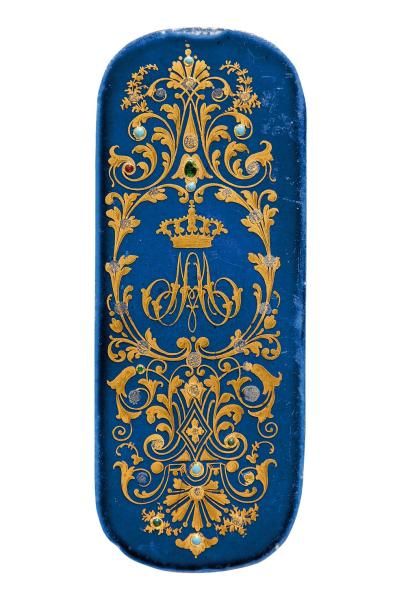 null Marie-Antoinette d'Autriche, reine de France (1755-1793). Plaque décorative...