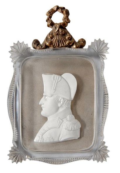 null Napoléon Ier, empereur des Français (1769-1821). Cristallo-cérame représentant...