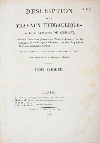 null BIBLIOTHÈQUE DE L'EMPEREUR ALEXANDRE Ier DE RUSSIE.
CESSART Louis-Alexandre...