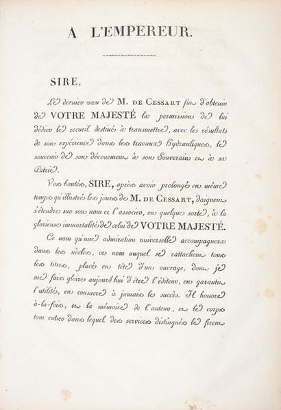 null BIBLIOTHÈQUE DE L'EMPEREUR ALEXANDRE Ier DE RUSSIE.
CESSART Louis-Alexandre...