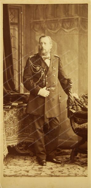 null CONSTANTIN NICOLAIEVITCH, grand-duc de Russie (1827-1892).
Portrait photographique,...
