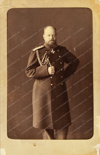 null ALEXANDRE III, empereur de Russie (1845-1894) et MARIA FEODOROVNA, impératrice...
