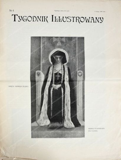 MATAWOWSKA Jadwiga (1874-1963). 
Portrait de la princesse Hedwige de Silésie, née...