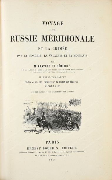 [BIBLIOTHÈQUE DU GÉNÉRAL DIMITRI OSNOBICHINE (1869-1956)]. 
Voyage dans la Russie...