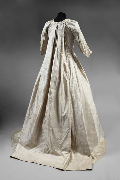Manteau de robe à la française, vers 1780,...