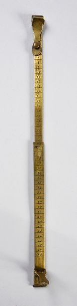 null Chopart & Fils Bottier à Paris, measuring instrument used to indicate foot size,...