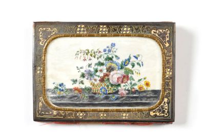 Notebook case, Romantic period, both sides...