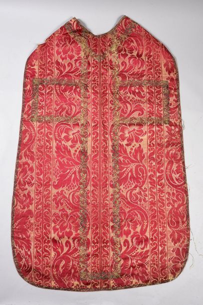 Chasuble in brocatelle, first half of the...