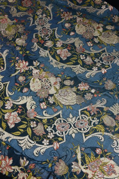 Sumptuous brocade on a set of dismantled...