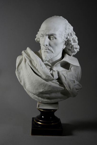 ALBERT CARRIER-BELLEUSE (1824-1887), d'après le buste en biscuit de Sèvres représentant...