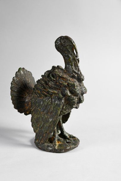 D'après Jean de BOLOGNE (Giambologna, 1529 -1608) 
Turkey.
Bronze with brown patina,...