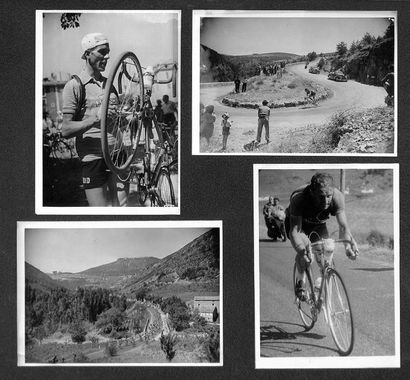 null Tour de France 1954. Album with about 70 original press photos (Miroir Sprint).

The...
