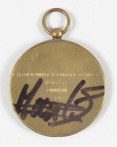 null Bronze medal won by Freddy Maertens at the 1976-1977 European Winter Championships.

3rd...