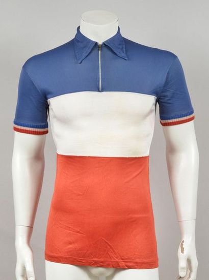 null Louis Caput. French Champion track jersey, title won in 1946. Unisport brand....