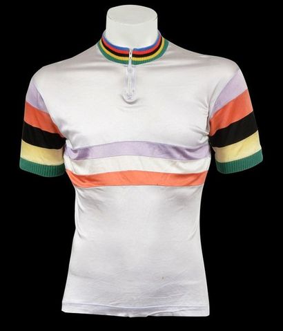 null Roger Rioland. French Track Champion jersey with edging of 1948 Amateur World...