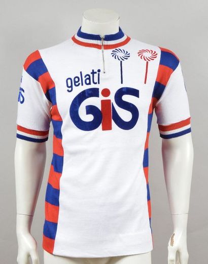 null Maillot de l'équipe professionnelle GIS-Gelati pour la saison 1978. Taille ...