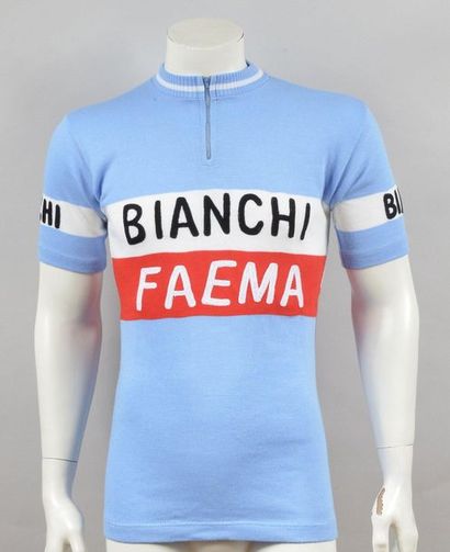 null Italian professional Bianchi-Faema team jersey for the 1978 season. Brand Regina....