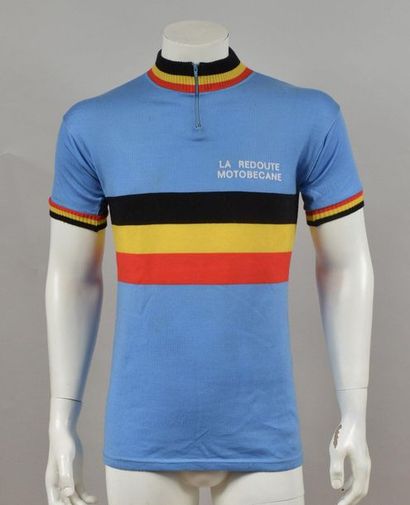 null Jean-Luc Vandenbroucke. Jersey worn with the Belgian team at the 1983 Road World...