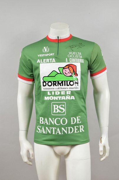 null Lucien Van Impe. Mountain classification leader's jersey worn at the 1986 Tour...