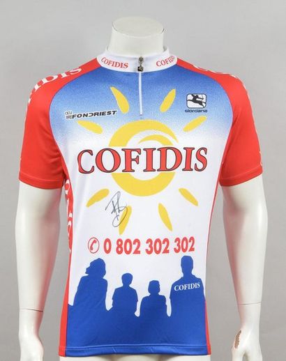 null Bobby Julich. Jersey worn during the 1997 season with the Cofidis team. He finished...