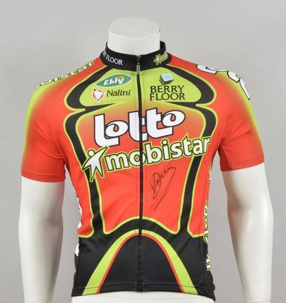 null Jean-Denis Vandenbroucke. Jersey worn during the 1999 season with the Loto-Mobistar...