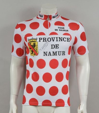 null Philippe Gilbert. Pois jersey for best climber at the Tour de la province de...