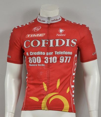 null Ivan Ramiro Parra Pinto. Jersey with bibs worn on the Tour of Italy 2007 with...
