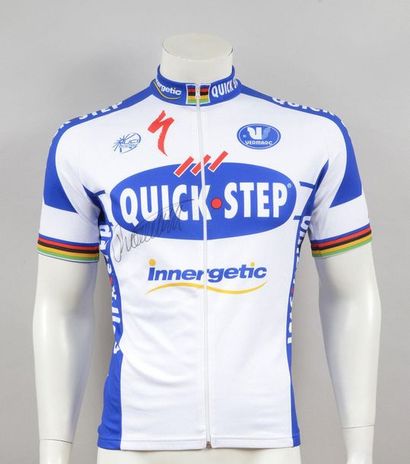 null Tom Boonen. Jersey worn during the 2008 season with the Quick Step team. World...