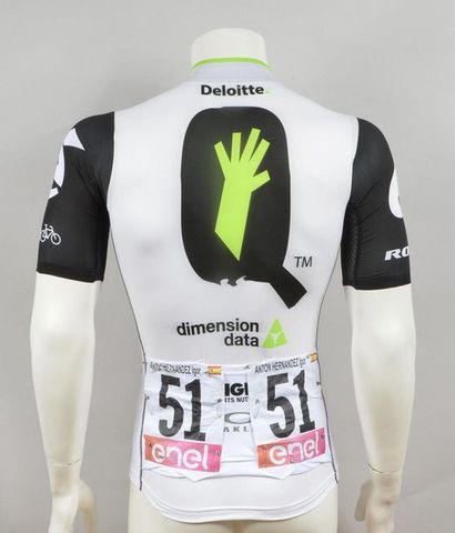null Igor Anton Hernandez. Jersey and bibs worn on the 2016 Tour of Italy with the...