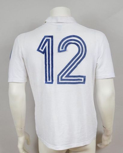 null Alain Giresse. N°12 jersey of the French team for the European Championship...