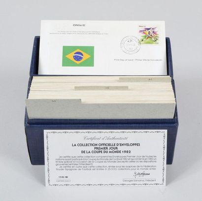 null Box containing the Official Collection of 48 envelopes for the first day of...