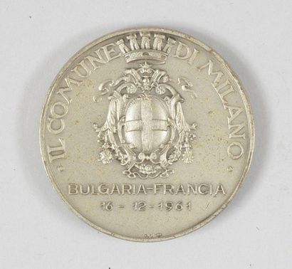 null Participant medal for the 1962 World Cup qualifying match between Bulgaria and...