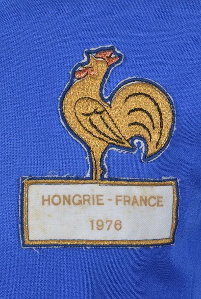 null French team jersey N°17 for the friendly match against Hungary on 22 May 1976....