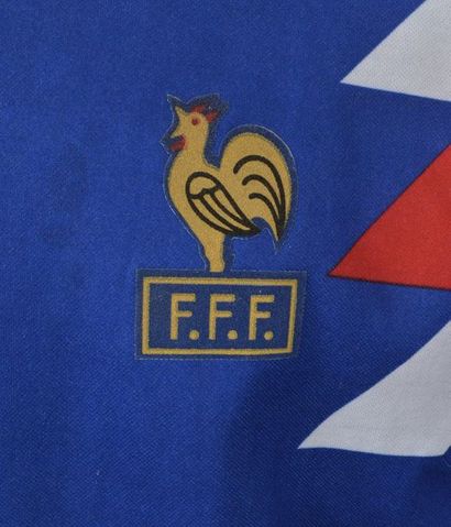 null Maillot N°17 de l'équipe de France Espoirs porté lors de la saison internationale...