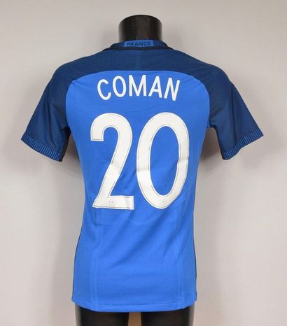 null Kingsley Coman. N°20 jersey of the French team for the friendly against Cameroon...