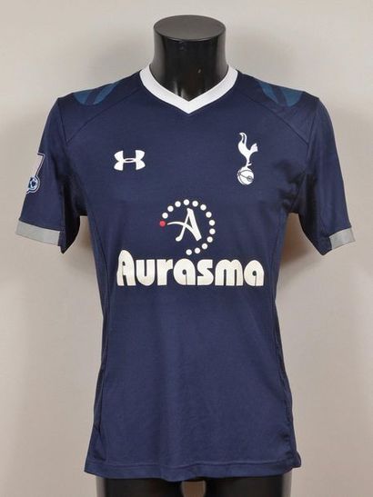 null Emmanuel Adebayor. N°10 jersey with Tottenham Hotspurs worn during the 2012-2013...